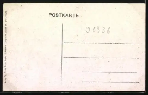 AK Königsbrück, Partie auf dem Markt