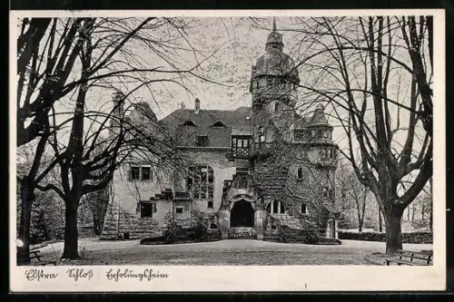 AK Elstra, Schloss Erholungsheim, Aussenansicht