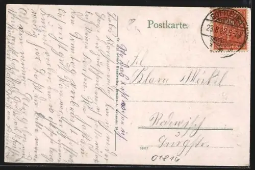 AK Bad Gottleuba i. Sa., Landesversicherungs-Anstalt mit Umgebung