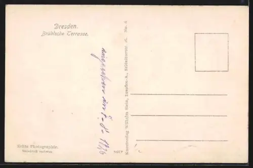 AK Dresden, Brühlsche Terrasse