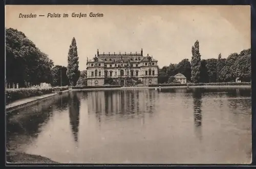 AK Dresden, Palais im Grossen Garten