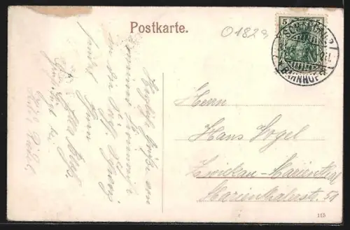 AK Wehlen /Sächs. Schweiz, Ortsansicht mit Elbe und Fähranleger