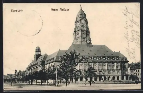 AK Dresden, Neues Rathaus