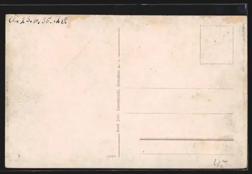 AK Dresden, Grosser Garten mit Palais