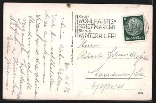 AK Dresden, Zwingerpavillon