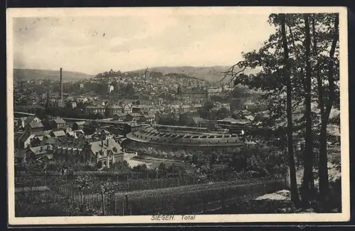 AK Siegen, Totalansicht des Ortes