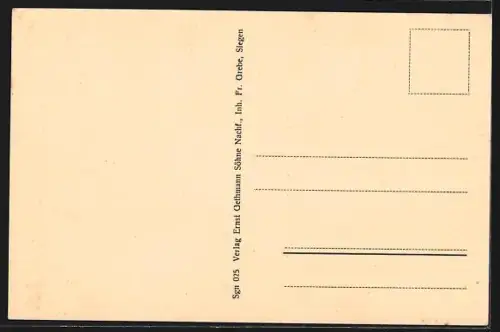 AK Siegen, Ortsansicht aus der Ferne