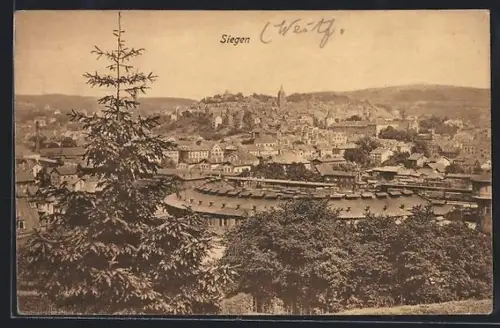 AK Siegen, Blick auf die Dächer