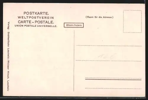 AK Dresden-Loschwitz, Drahtseilbahn Loschwitz-Weisser Hirsch