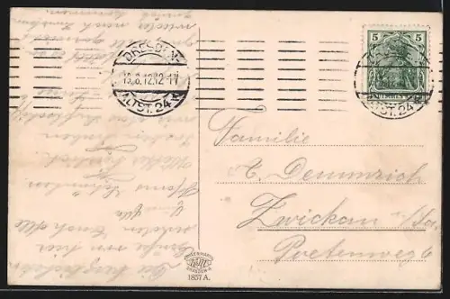 AK Dresden-Loschwitz, Drahtseilbahn, Bergschwebebahn Loschwitzhöhe