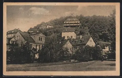 AK Pillnitz /Dresden, Hausberg-Gaststätte am Wald