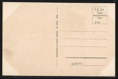 AK Kamenz /Sa., Markt mit Andreasbrunnen