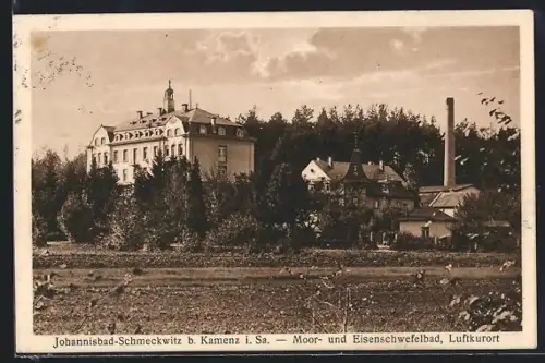 AK Johannisbad-Schmeckwitz b. Kamenz, Moor- und Eisenschwefelbad, Bes. Dr. med. Rechel