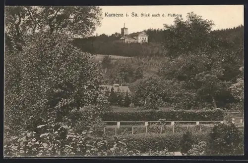 AK Kamenz i. Sa., Blick nach dem Hutberg
