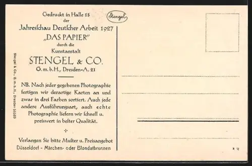 AK Düsseldorf, Märchenbrunnen