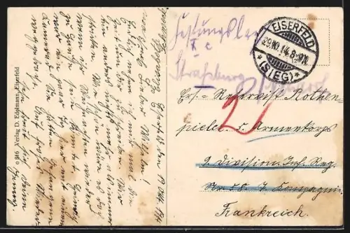 AK Eiserfeld, Totalansicht des Ortes