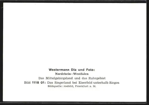 AK Eiserfeld bei Siegen, Ortsansicht aus der Vogelschau