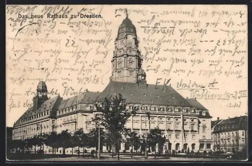AK Dresden, Neues Rathaus