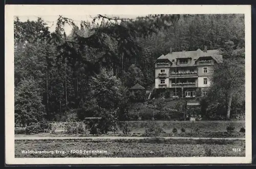AK Waldbärenburg /Erzg., FDGB-Ferienheim