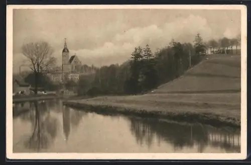 AK Penig, Flusspartie im Ort