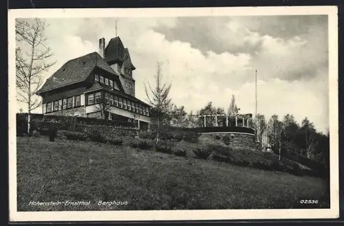 AK Hohenstein-Ernstthal, Berggasthaus zur Bismarckhöhe