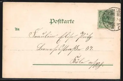 AK Düsseldorf, Kriegerdenkmal