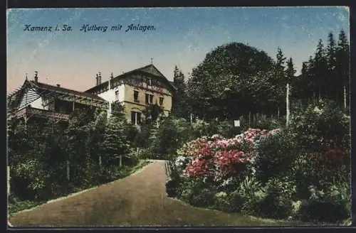 AK Kamenz i. Sa., Hutberg mit Anlagen