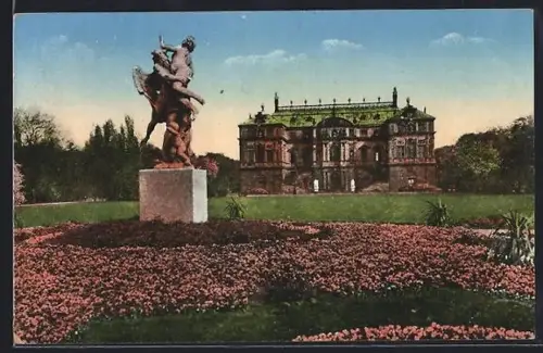 AK Dresden, Königliches Palais im Grossen Garten