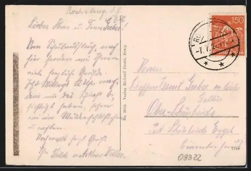 AK Rochsburg i. Sa., Blick auf Schloss