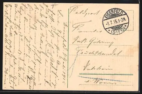 AK Siegen, Wiesenbauschule mit Fürst Bülowstrasse