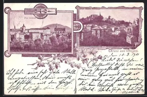 AK Siegen, Unteres und Oberes Schloss