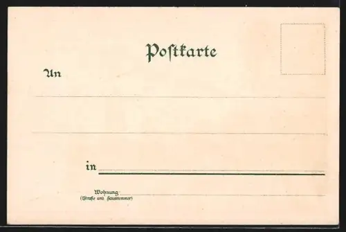 Lithographie Wilthen, Blick auf Gasthaus auf Mönchswalder Berg
