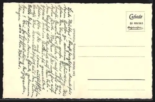 AK Hilchenbach, Marktplatz mit Fachwerkhäusern, Geschäft