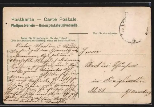 AK Chemnitz, Königliche Gewerbeakademie von der Strasse