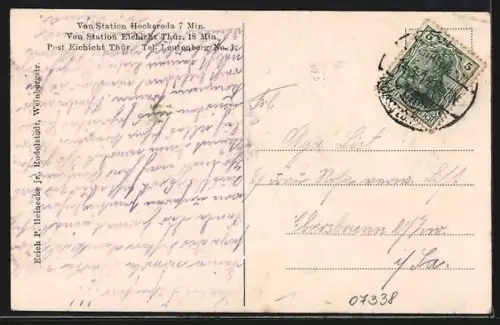 AK Hockeroda /Th., Gasthof Sommerfrische Hockeroda mit Anlagen