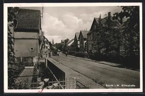 AK Bünde i. W., Partie an der Klinkstrasse