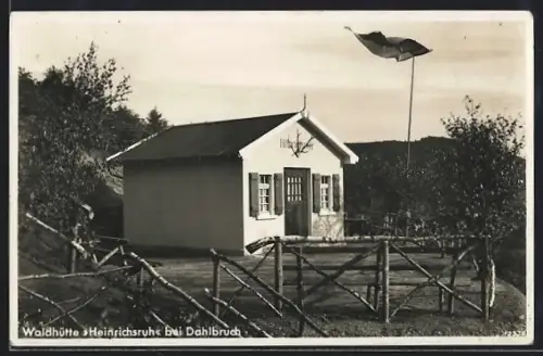 AK Dahlbruch, Gasthof Heinrichsruh mit Grünanlagen