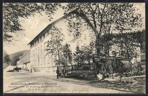 AK Wildenthal, Drechslers Hotel am Auersberg