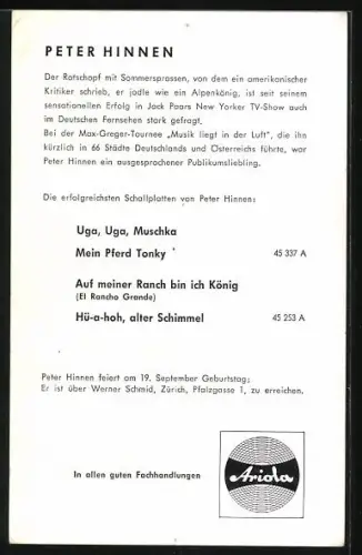 AK Musiker Peter Hinnen, Im Cowboyoutfit mit Bassgitarre