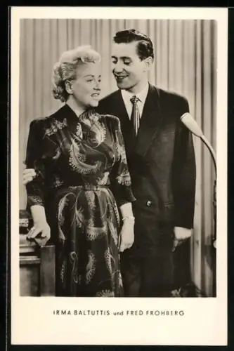 AK Musiker Irma Baltuttis und Fred Frohberg gemeinsam auf der Bühne