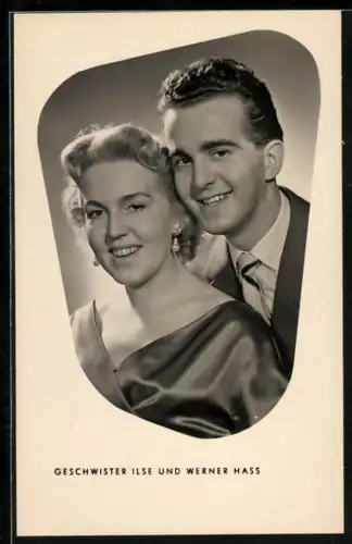 AK Musiker Geschwister ilse und Werner Hass bei einem gemeinsamen Auftritt