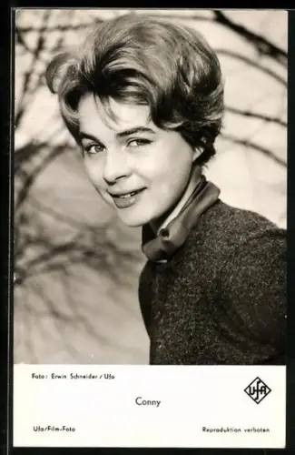 AK Portrait der Sängerin Conny