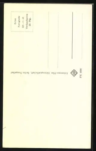 AK Portrait der Sängerin Conny