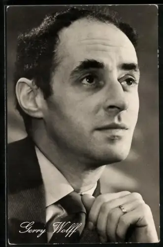 AK Schauspieler Jerry Wolff mit abschweifendem Blick