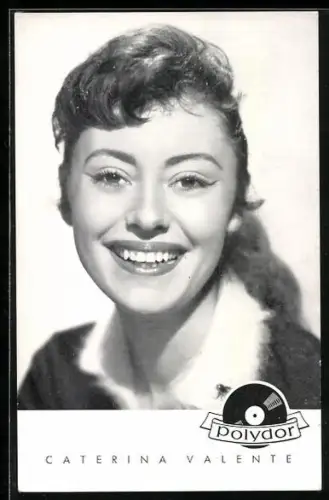 AK Caterina Valente mit Pferdezopf, Polydor