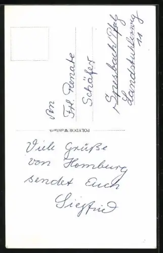 AK Margot Eskens mit Perlenkette