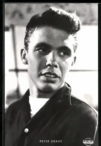 AK Schauspieler Peter Kraus schwarzweiss