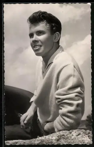 AK Musiker Peter Kraus im Pullover