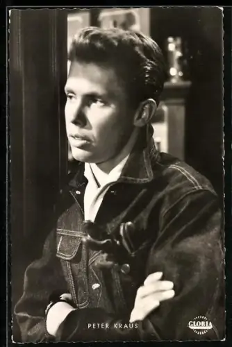 AK Peter Kraus in Jeansjacke