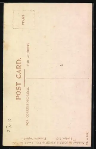 Künstler-AK Donald McGill: Junger Mann am Bankschalter